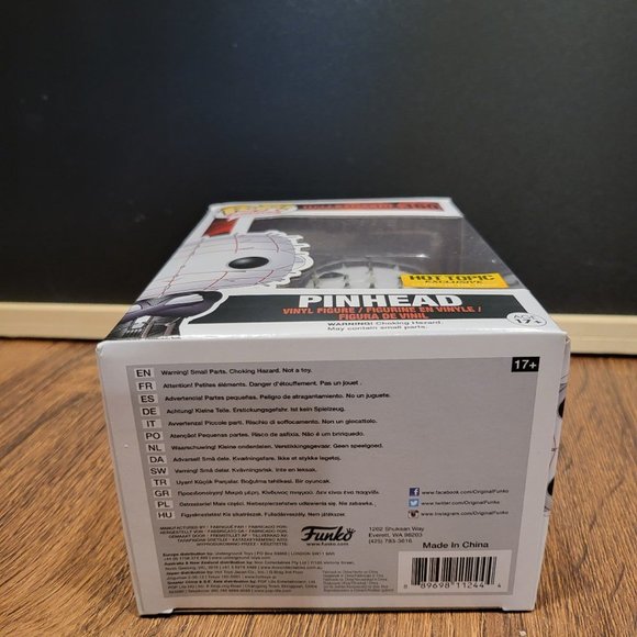 Hellraiser III Pinhead Glow in the Dark Hot Topic Exclusive Funko Pop - Picture 6 of 11